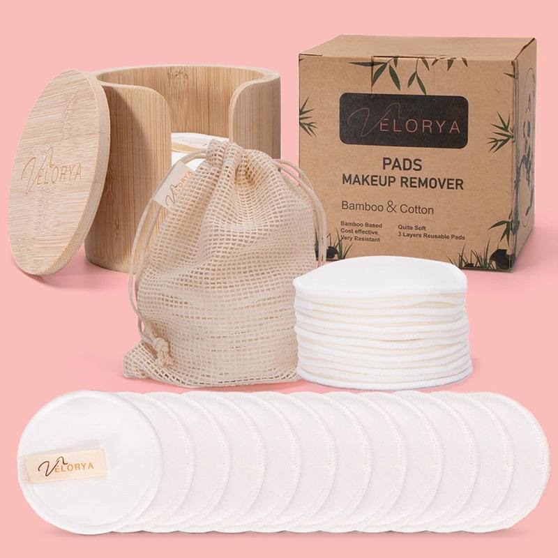 Full set Velorya Makeup remover pads