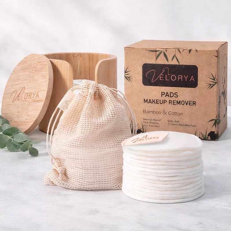 Full set Velorya Makeup remover pads